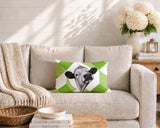 Cow Indoor/Outdoor Reversible Rectangular Pillow