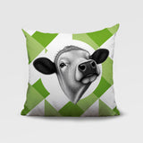 Cow Indoor/Outdoor Reversible Square Pillow