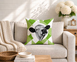 Cow Indoor/Outdoor Reversible Square Pillow