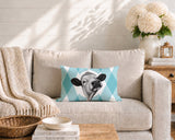 Cow Indoor/Outdoor Reversible Rectangular Pillow