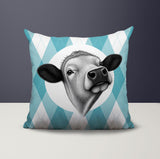 Cow Indoor/Outdoor Reversible Square Pillow