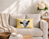 Cow Indoor/Outdoor Reversible Rectangular Pillow