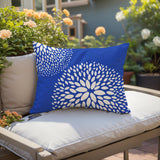 Crawley Floral Spun Polyester Lumbar Indoor/Outdoor Throw Pillow