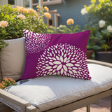 Crawley Floral Spun Polyester Lumbar Indoor/Outdoor Throw Pillow