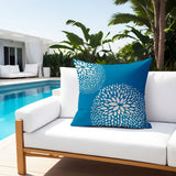 Crawley Floral Reversible Indoor/Outdoor Square Pillow