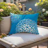 Crawley Floral Spun Polyester Lumbar Indoor/Outdoor Throw Pillow