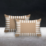 Credo Geometric Reversible Indoor/Outdoor Rectangular Pillow