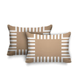 Credo Geometric Reversible Indoor/Outdoor Rectangular Pillow