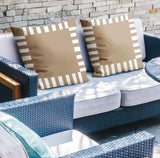 Credo Geometric Reversible Indoor/Outdoor Square Pillow