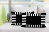 Credo Geometric Reversible Indoor/Outdoor Rectangular Pillow