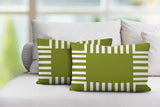 Credo Geometric Reversible Indoor/Outdoor Rectangular Pillow