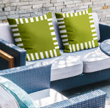 Credo Geometric Reversible Indoor/Outdoor Square Pillow