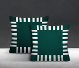 Credo Geometric Reversible Indoor/Outdoor Square Pillow