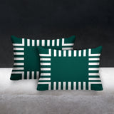 Credo Geometric Reversible Indoor/Outdoor Rectangular Pillow