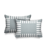 Credo Geometric Reversible Indoor/Outdoor Rectangular Pillow