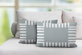 Credo Geometric Reversible Indoor/Outdoor Rectangular Pillow