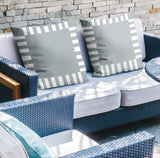 Credo Geometric Reversible Indoor/Outdoor Square Pillow