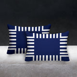 Credo Geometric Reversible Indoor/Outdoor Rectangular Pillow