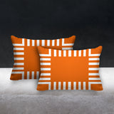 Credo Geometric Reversible Indoor/Outdoor Rectangular Pillow