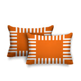 Credo Geometric Reversible Indoor/Outdoor Rectangular Pillow