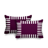 Credo Geometric Reversible Indoor/Outdoor Rectangular Pillow