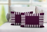 Credo Geometric Reversible Indoor/Outdoor Rectangular Pillow