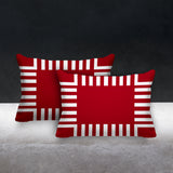 Credo Geometric Reversible Indoor/Outdoor Rectangular Pillow
