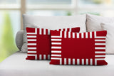 Credo Geometric Reversible Indoor/Outdoor Rectangular Pillow
