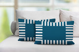 Credo Geometric Reversible Indoor/Outdoor Rectangular Pillow