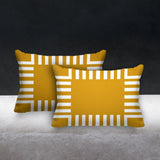 Credo Geometric Reversible Indoor/Outdoor Rectangular Pillow