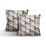 Cubana Geometric Reversible Indoor/Outdoor Square Pillow