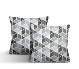 Cubana Geometric Reversible Indoor/Outdoor Square Pillow