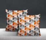 Cubana Geometric Reversible Indoor/Outdoor Square Pillow