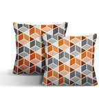 Cubana Geometric Reversible Indoor/Outdoor Square Pillow