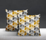 Cubana Geometric Reversible Indoor/Outdoor Square Pillow