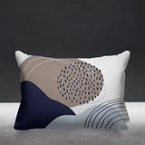 Cyn Abstract Outdoor Reversible Throw Rectangular Pillow