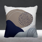 Cyn Abstract Reversible Indoor/Outdoor Square Pillow
