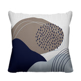 Cyn Abstract Reversible Indoor/Outdoor Square Pillow