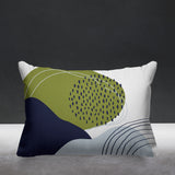 Cyn Abstract Outdoor Reversible Throw Rectangular Pillow