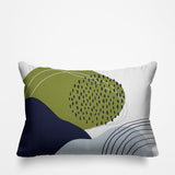 Cyn Abstract Outdoor Reversible Throw Rectangular Pillow