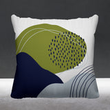 Cyn Abstract Reversible Indoor/Outdoor Square Pillow