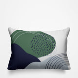 Cyn Abstract Outdoor Reversible Throw Rectangular Pillow