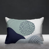 Cyn Abstract Outdoor Reversible Throw Rectangular Pillow