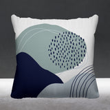 Cyn Abstract Reversible Indoor/Outdoor Square Pillow