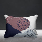 Cyn Abstract Outdoor Reversible Throw Rectangular Pillow
