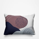 Cyn Abstract Outdoor Reversible Throw Rectangular Pillow