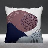 Cyn Abstract Reversible Indoor/Outdoor Square Pillow