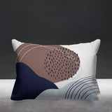 Cyn Abstract Outdoor Reversible Throw Rectangular Pillow