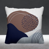 Cyn Abstract Reversible Indoor/Outdoor Square Pillow