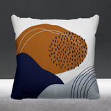 Cyn Abstract Reversible Indoor/Outdoor Square Pillow